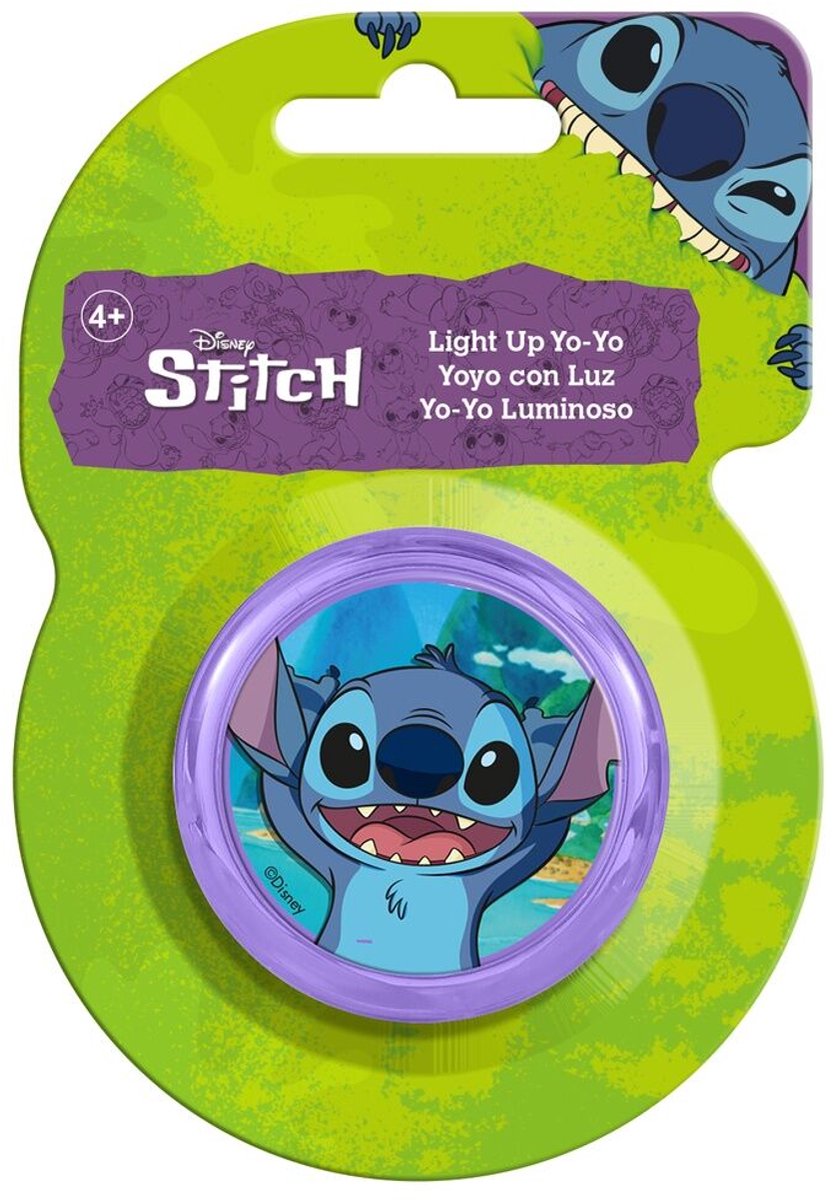   Stitch Yoyo met Licht – Lichtgevende Speelgoed   voor Kinderen | 13 x 9 cm